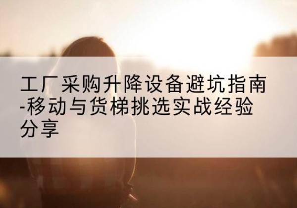 化德移动式升降机怎么选-工厂采购升降设备避坑指南-移动与货梯挑选实战经验分享