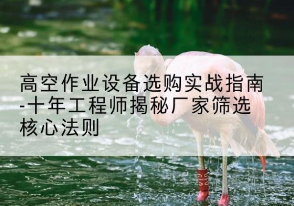 化德剪叉式升降机厂家-高空作业设备选购实战指南-十年工程师揭秘厂家筛选核心法则